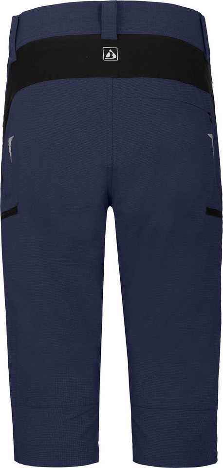 Bergson Fahrradhose VINA Capri Damen 3/4 Radhose 2in1, mit gepolsterter Innenhose, Normalgrößen, pea Bild 3