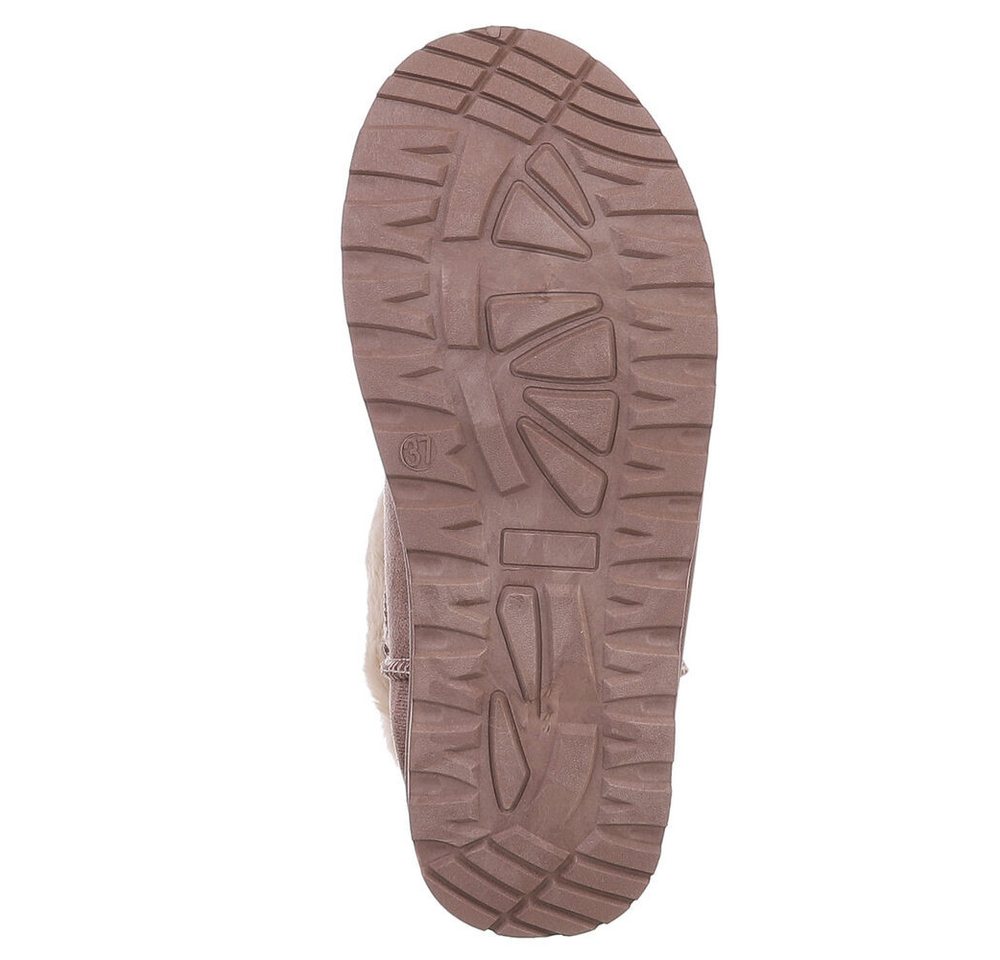 Ital-Design Damen Snowboots Freizeit Snowboots (88460389) Flach Flache Stiefeletten in Hellbraun Bild 5