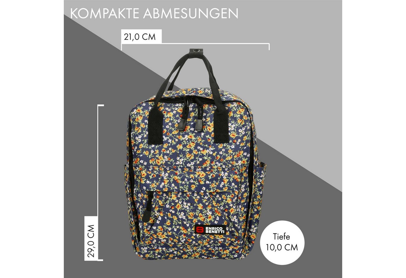 Enrico Benetti Kinderrucksack Rucksack für Kinder (Kindergarten, Freizeitrucksack Mädchen Junge), ab 3 Jahren Bild 3