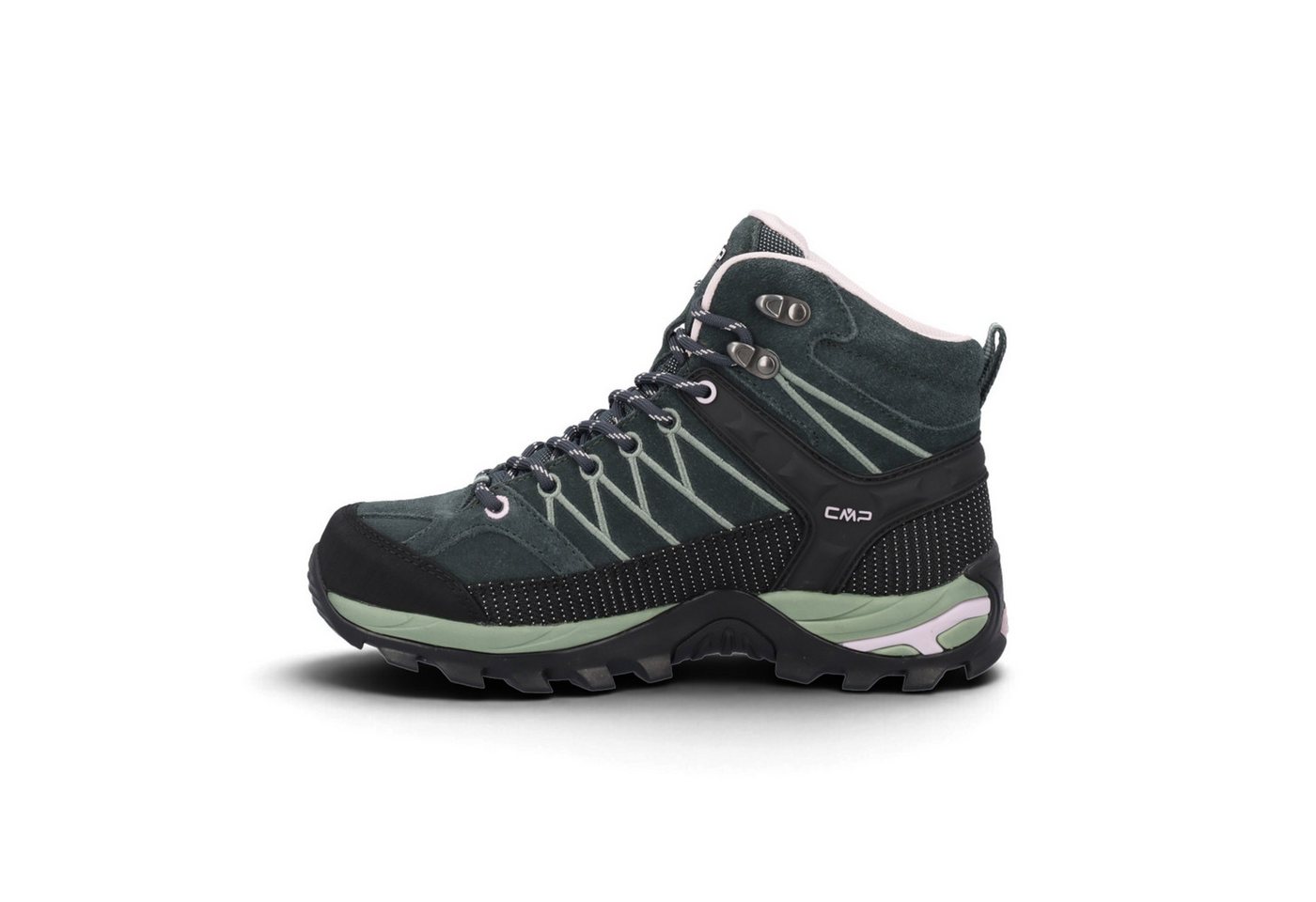 CMP Rigel Mid WP (Trekking, wasserdicht) dunkelgrün/pink Damen Wanderschuh Bild 5