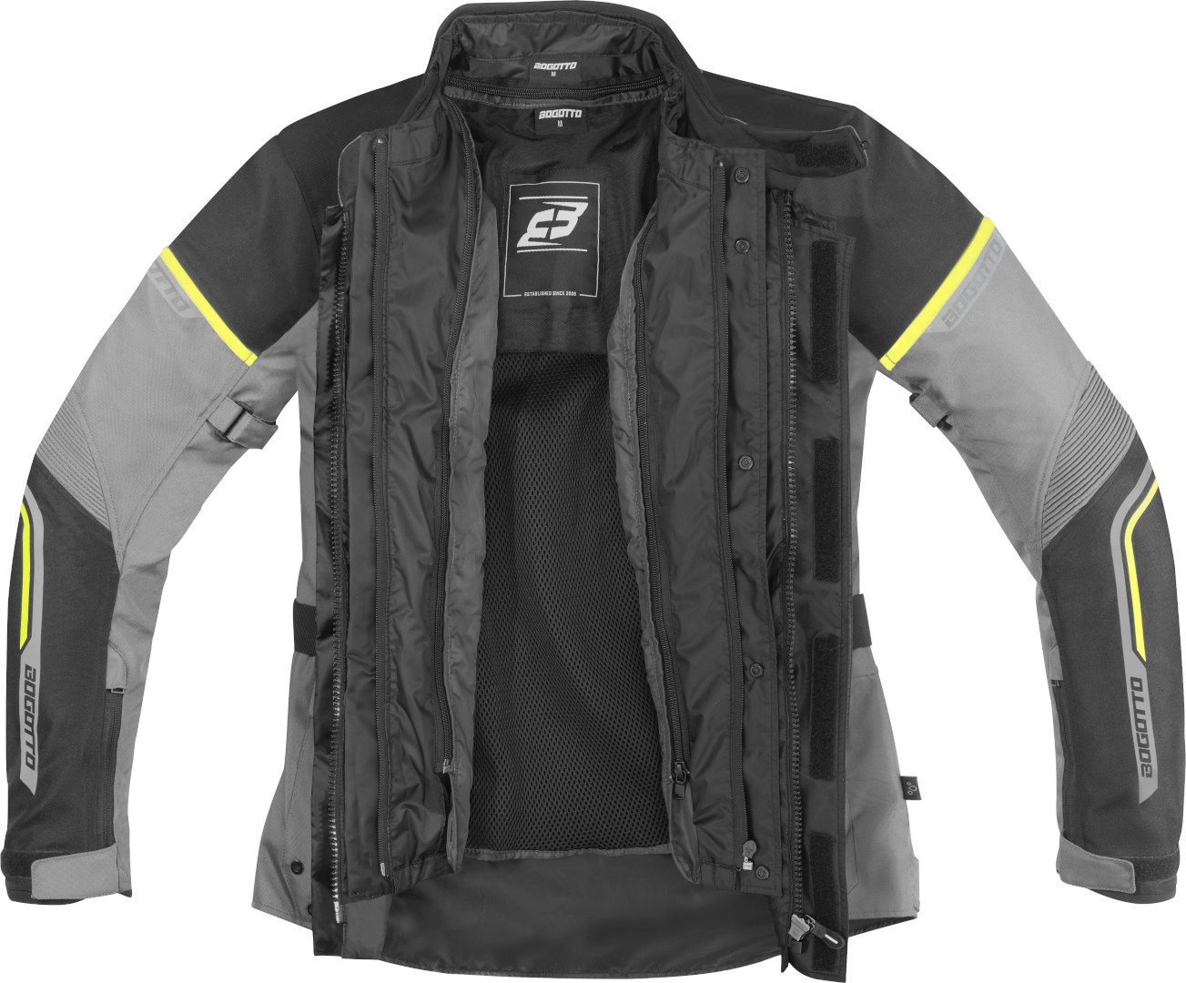 Bogotto Motorradjacke Aveno waterproof 3in1 wasserdichte Motorrad Textiljacke herausnehmbares Innenfutter,herausnehmbare Membrane,wasserdicht