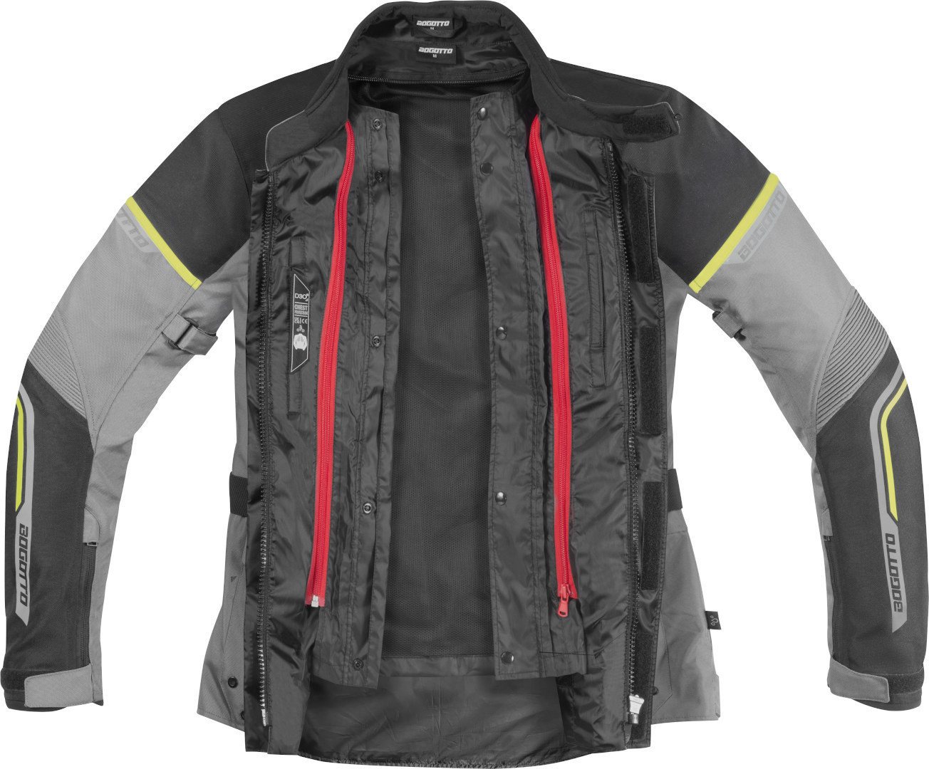 Bogotto Motorradjacke Aveno waterproof 3in1 wasserdichte Motorrad Textiljacke herausnehmbares Innenfutter,herausnehmbare Membrane,wasserdicht Bild 5
