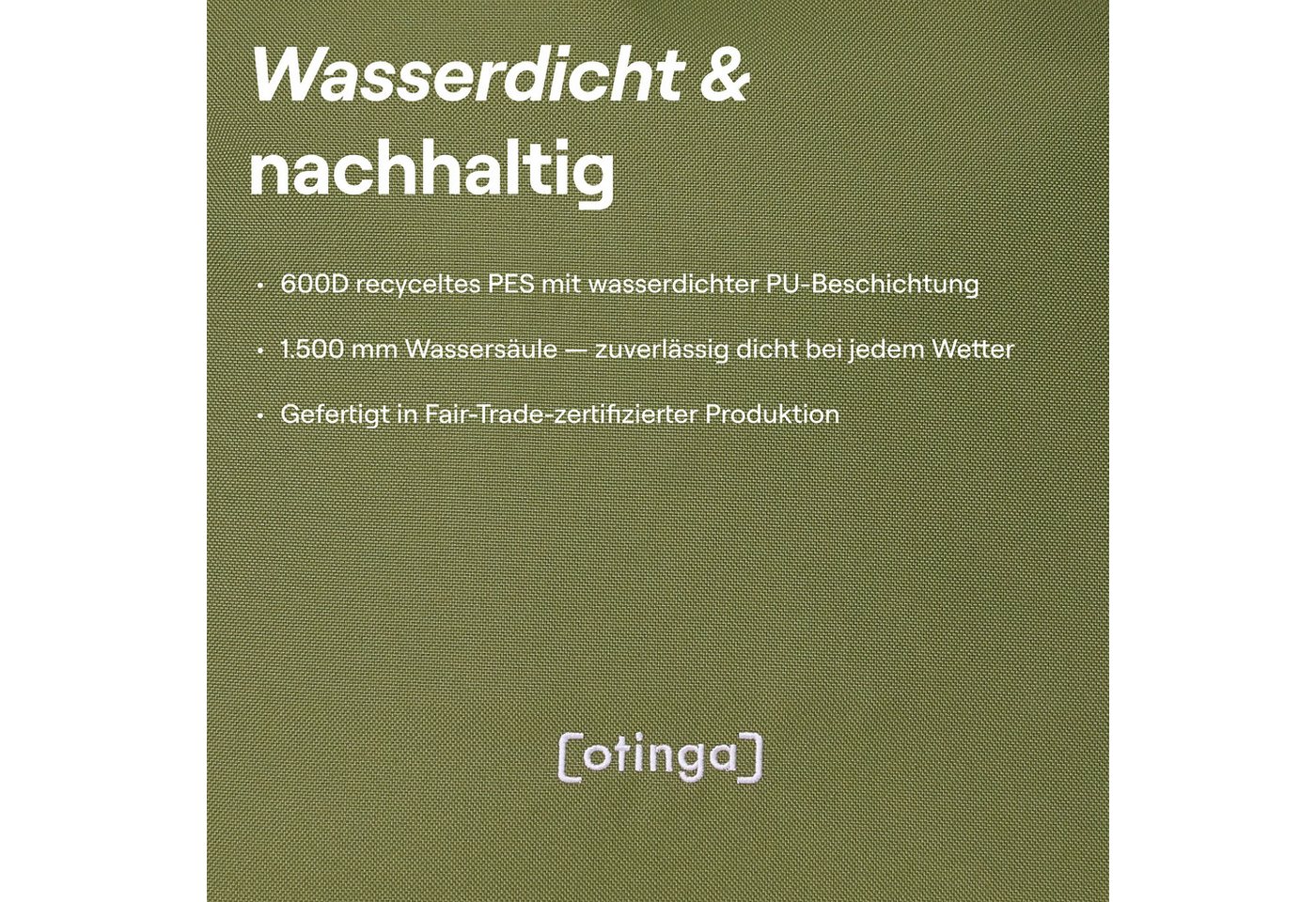 otinga Fahrradtasche - Shopper, Moderne Einkaufstasche, wasserdichte Fahrradtasche Bild 3
