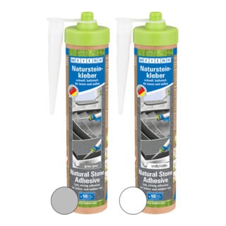 WEICON Natursteinkleber 280ml weiß für Naturstein Montage