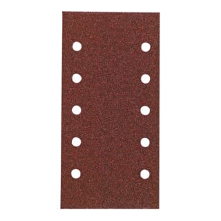 HiKOKI Haftschleifblätter 115 x 230mm P100 Rot 10 Stück