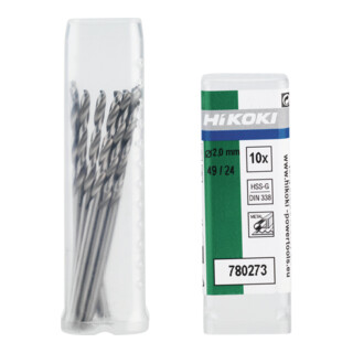 HiKOKI Metallbohrer HSS-G DIN 338 3,5 x 39/70 mm Set 10-teilig