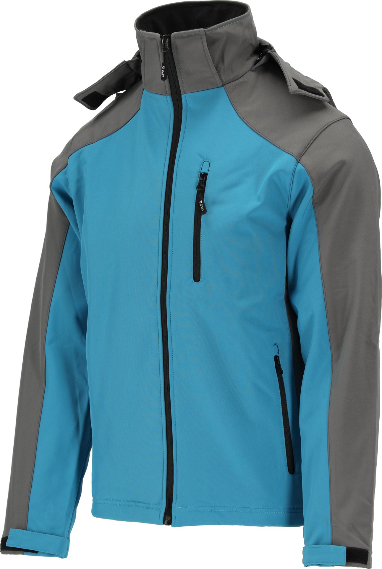 Softshell-arbeitsjacke Mit Kapuze Blau Größe M