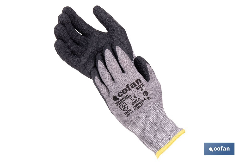 Hppe Schnittfeste Handschuhe Mit Strukturiertem Latex Größe 10