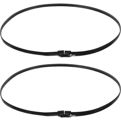 Xepho Set Mit 2 Drahtgitterringen Für Elektrische Ventilatoren, Halterungen Für Elektrische Ventilatoren, Standventilatorbügel, Bügel Passend Für Ventilatoren Mit Einem Gitterdurchmesser Von 43 Cm