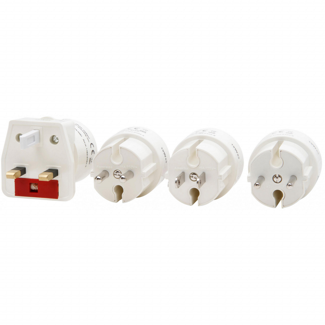 Universeel - Reisesteckeradapter, 4 Stück - 176219345 - 4008224678407