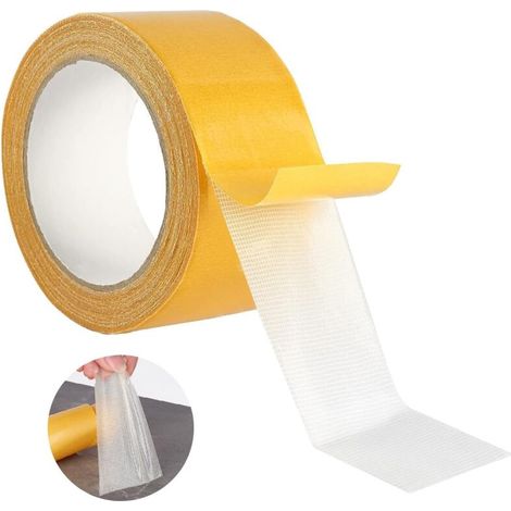 Xepho Extra Starkes, Transparentes Doppelseitiges Klebeband, Leistungsstarkes Doppelseitiges Nano-klebeband, Montageband, Extrem Widerstandsfähiges Doppelseitiges Klebeband (2 Cm X 20 M)