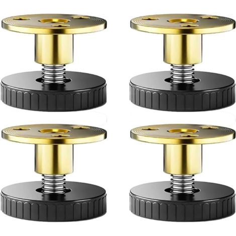 Xepho 8-teiliges Set Verstellbarer Möbelfüße, 33-40 Mm, Für Schränke, Bettbeine, Tische, Sofas