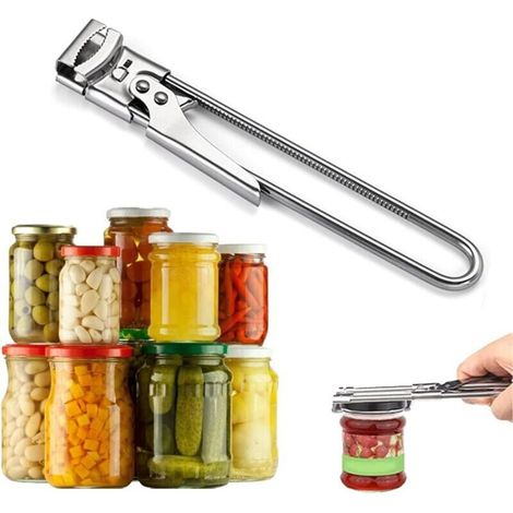 Xepho Verstellbarer Dosenöffner, Edelstahl-dosenöffner, Multifunktionaler, Rutschfester Dosenöffner, Geeignet Für Senioren Und Menschen Mit Schwachen Händen
