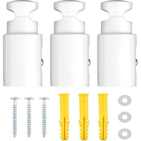 Xepho 3-teiliges Handtuchhalter-montageset, Handtuchhalterhalterung, Handtuchhalter-befestigungsset, Wandmontage Für Handtuchheizkörper, Geeignet Für Gerade Und Gebogene Badezimmerheizkörper