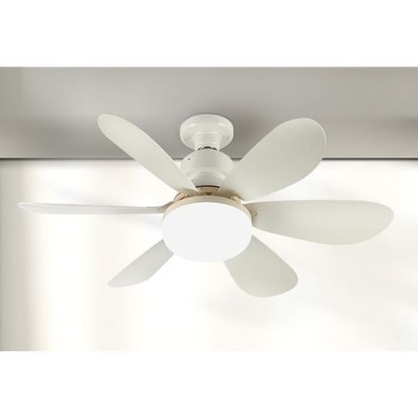 Xepho Deckenventilator Mit Licht Und Fernbedienung, 40 W Dimmbarer Led-deckenventilator Mit E27-fassung, Deckenventilator-kronleuchter Für Schlafzimmer, Wohnzimmer, 6 Flügel, 3 Geschwindigkeitsstufen