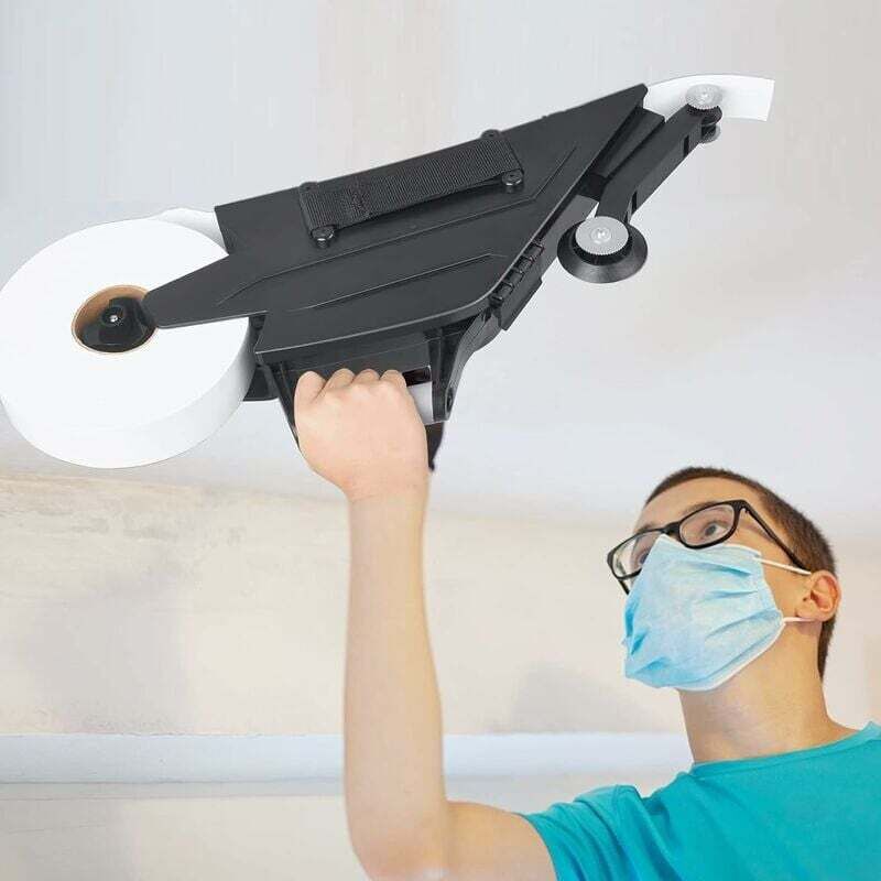 Banjo Plaquiste Avec Roue D'Angle Intérieure – Sangles Réglables – Conception Ergonomique Pour Application Précise De Mastic – Compatible Cloisons Sèches