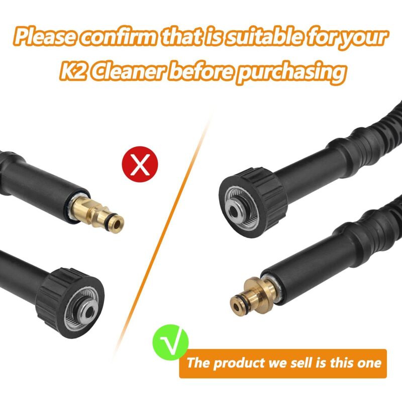 Tuyau De Lavage Haute Pression 6m, Connecteur M22 Pour K2-k7 22mm-14, Pièces De Rechange, Nouveau Pour Karcher