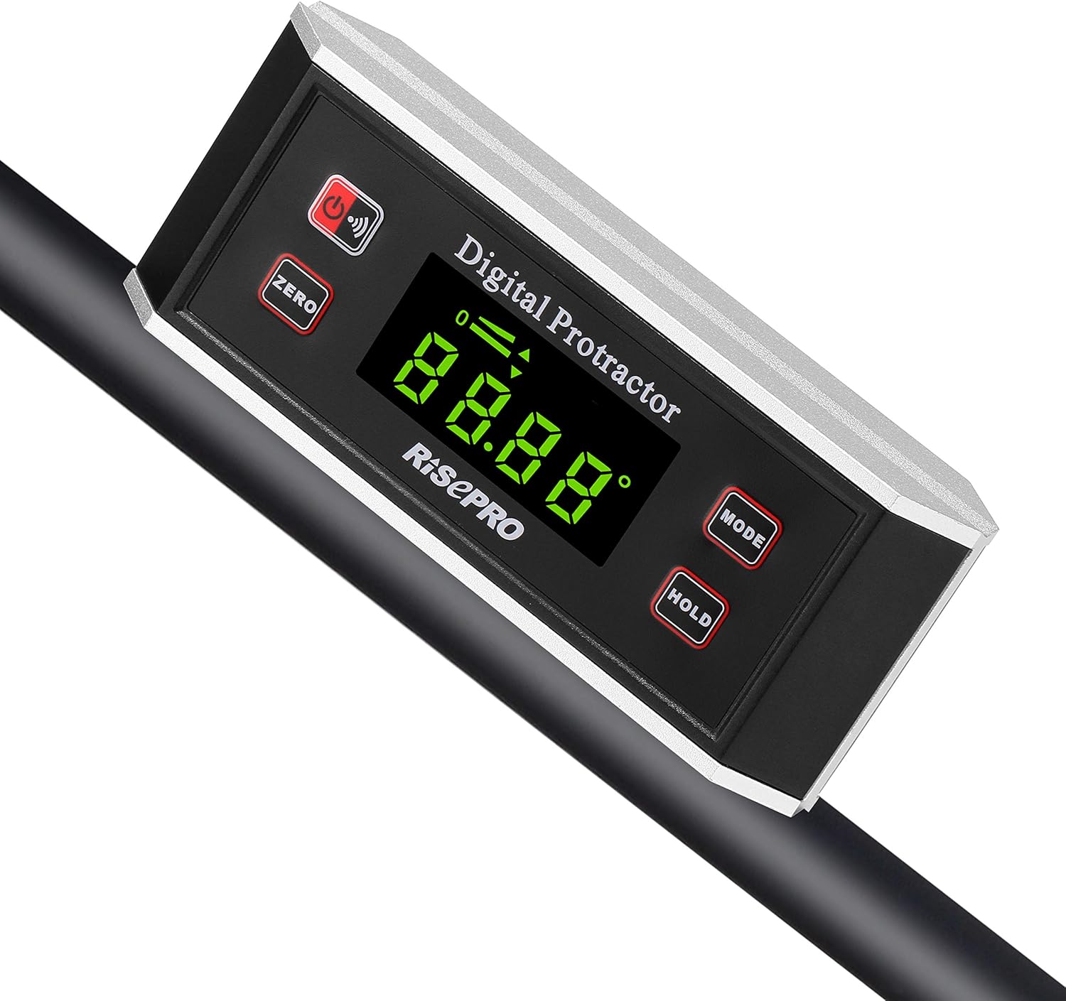 Inclinomètre, Risepro® Digital Rapporteur Angle Finder Niveau Inclinomètre Magnétique Rainure En V 0360 Degrés Avec Rétroéclairage 82413b