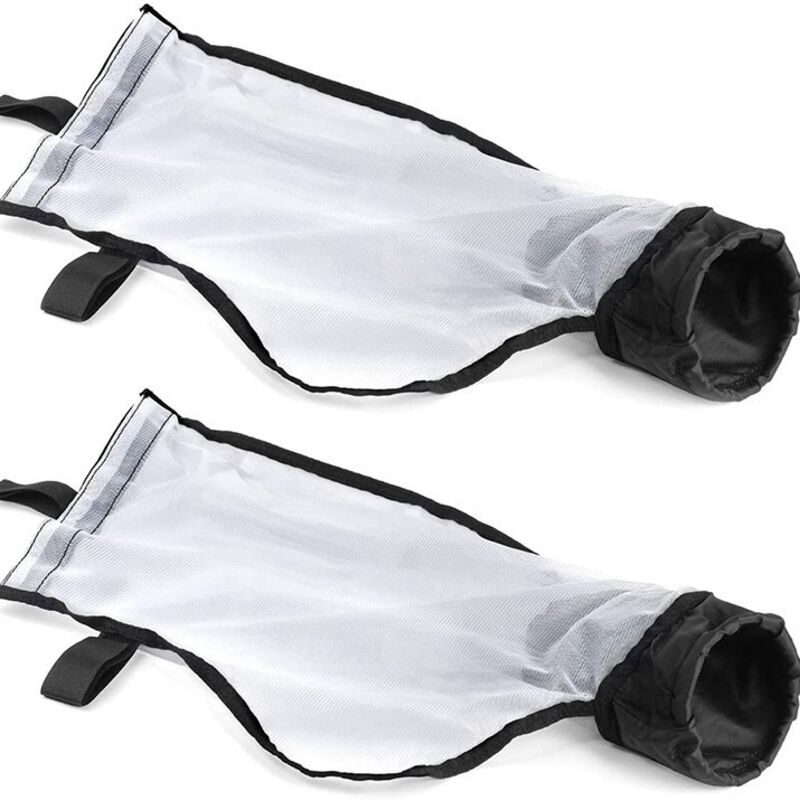 Pièces De Rechange Pour Nettoyeur De Piscine Polaris 360 380，lot De 2 Sacs De Nettoyage De Piscine En Maille De Nylon Avec Fermeture Éclair Tout Usage,