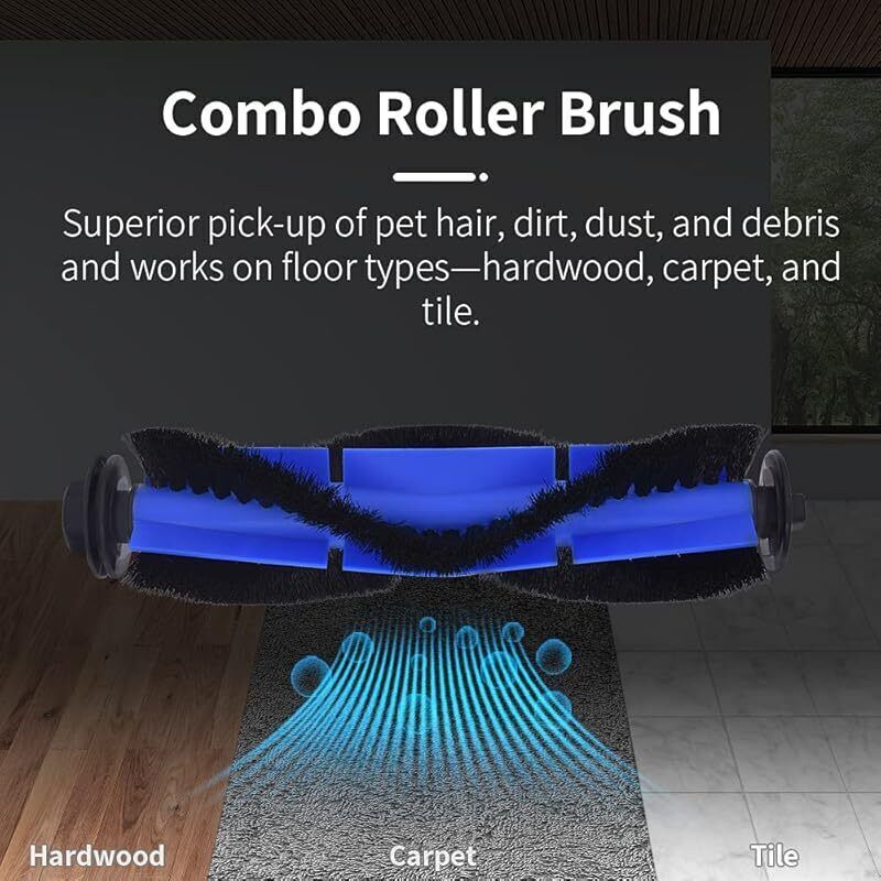 Pièces De Rechange Pour Aspirateur Robovac 11s, 15t, 30, 30c, 15c, 12, 25c, 35c, Avec 1 Brosse À Rouler, 3 Jeux De Filtres Et 4 B