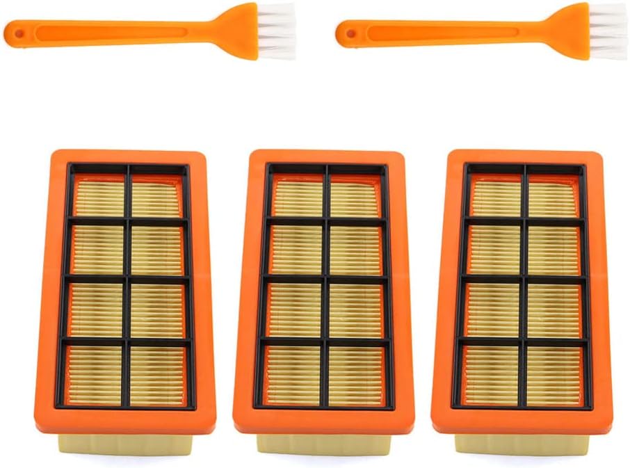 3 Pièces Filtres Pour Aspirateur Kärcher 66.41 5-953.0 7420 Filtre Accessoire Pour Kärcher Ad2, Ad2 Battery, Ad4 Premium, Ad3 Premium, Ad3, Ad 3.200, Ad 3.000 Rechange Accessoires