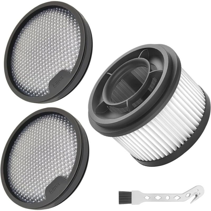 Lot De 4 Pré-filtres Hepa Pour Dreame Z10 Station/t10/t20/t30/r10 / R10 Pro/r20/r20 Pro Pour Aspirateur Xiaomi G9/g10/g10plus/g9plus Pièces Rechange Lavables 3 Filtres Hepa 1 Brosse Nettoyage