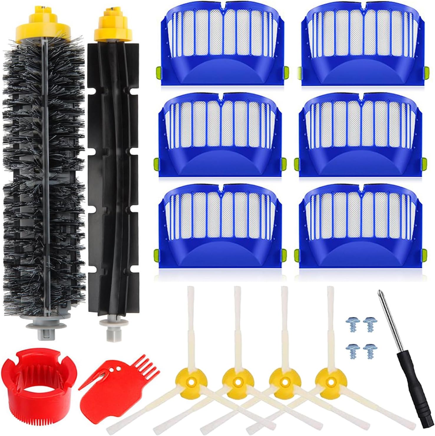 15 Pièces Accessoires Pour Irobot Roomba 600 605 606 610 612 614 615 616 620 621 626 627 630 631 632 639 640 650 651 660 669 670 671 672 675 676 680 681 685 687 689 690 691 692 694 696 697 698