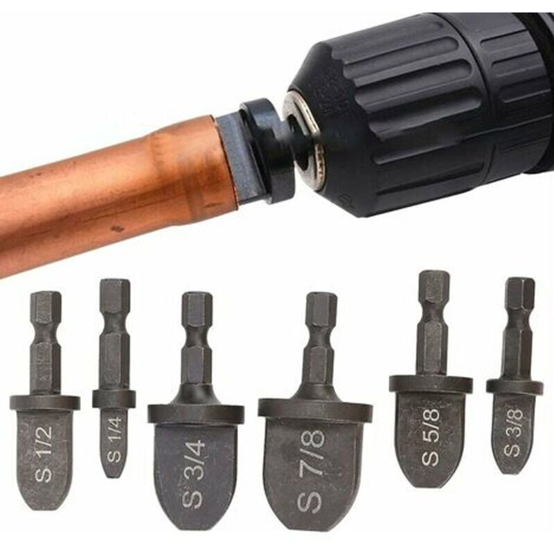 Sabir Pièce Pièce Expander Roulement, Coupe-tube Cuivre Poignée En Acier Hexagone Climatiseur Tuyau En Cuivre Ensemble D'Outils D'Emboutissage Tuyau En Cuivre Outil Multifonction Tornade Pour Tuyau En