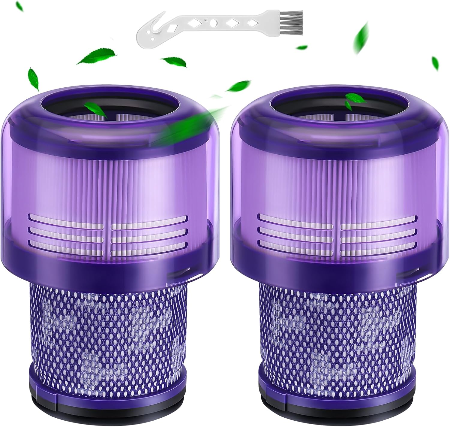 2 Pack Filtres V11 Pour Dyson - Filtre De Rechange Jorair Pour Dyson V11 Animal/absolute/torque Drive/fluffy/complete Pro V15 Detect Sv14 Aspirateur Sans Fil.