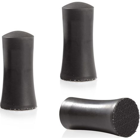 Lot De 3 Mini Blocs De Ponçage À La Main De 2,5 Cm - Mini Patin De Ponçage À Crochet Et Boucle Pour La Restauration De Meubles En Bois, Le Polissage De La Maison Et De La Voiture (noir)
