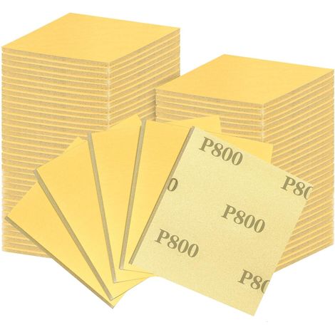 18pcs Éponges Abrasives, Blocs De Ponçage, Grain 800, Blocs De Sable En Mousse Souple, Papier De Verre Sec Et Humide Pour Bois Et Métal