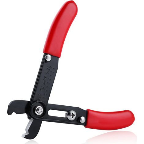 Pince À Dénuder Réglable De 12,7 Cm Et Coupe-fil Électrique À Ressort Pour Fils Solides Et Toronnés Pour Techniciens En Activité, Électriciens, Installateurs
