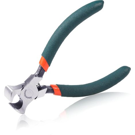 Mini Pince Coupante De 11,4 Cm Avec Poignées En Pvc, Outil De Retrait Des Clous Pour L'Installation De Menuisiers, Sols De Construction