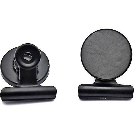 Refrigerator Magnets, Fridge Magnets, Magnetic Clips, Heavy-duty, Detailed List, Fasteners For Home And Kitchen Display (black, 5)