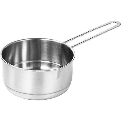 Stainless Steel Measuring Cup, Small Oil Splash Pot, Thickened Large Capacity Hot Oil Pot For Home Use, 1 Cup