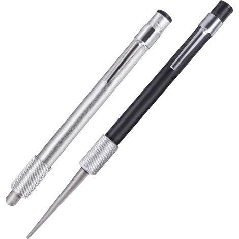 2 Pièces Diamant Rétractable Affûtage De Couteau Dentelé Avec Tige D’affûtage De Diamant Rétractable Outil De Tige D’acier D’affûtage Pour Cuisine Réparations Extérieures Poliments Restores