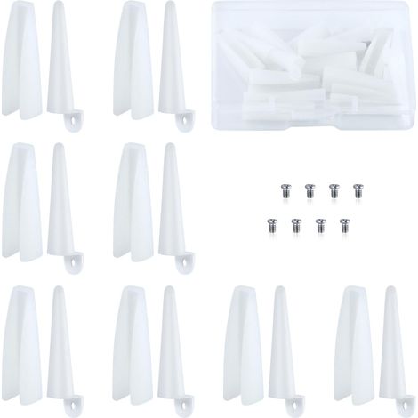Paires De 8 Mâchoires En De Remplacement Pour Nez Rond Mâchoire En Nylon Pince De Réparation Pince À Nez Plat En Nylon Conseils De Remplacement Pour Lunettes Réparation De Cadres