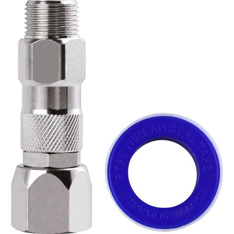 3/8-inch Airless Pistolet Joint Pivotant 360 Degrés Rotation 3/8 Pouces Joint Pulvérisateur Avec Ruban Tuyau De Pulvérisation Haute Pression Joint Pivotant Tuyaux Accessoires Raccord De Tuyau