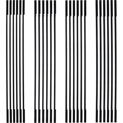 24 Pièces Lames De Scie À Chantourner Assortiment De Lames De Scie À Chantourner 6-1/2 15tpi 20tpi 24tpi 28tpi Pour La Réalisation De Courbes Complexes