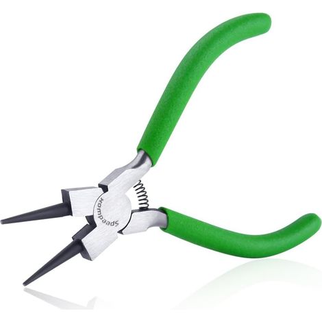 Mini Pince À Becs Ronds Pour La Fabrication De Bijoux 4.5" Extra Mince Mâchoire Tronconique Pince À Boucler Petit Fil Micro Fine Pinces Outils À Main De Précision Perlage Professionnel
