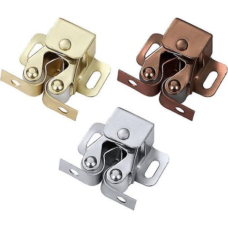 Cabinet Clip With Double Wheel Suction Spring Buckle For Cabinet Door, 3 Pcs.