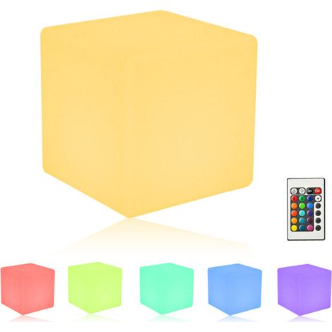 Party Atmosphere Light - 8cm 16 Color Led Light Cube Bar Atmosphere Cube Outdoor Rechargeable Small Night Light