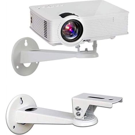 White Projector Wall Mount 360 Degree Wall Projector