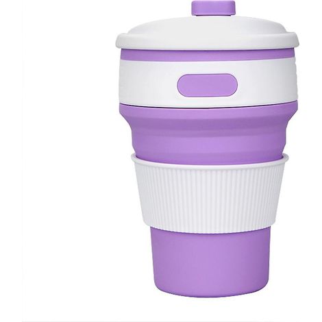 Collapsible Coffee Mug With Lid, Reusable And Microwave-safe, Collapsible Cup, Portable Coffee Mug, Travel Mug, Camping Mug, Collapsible Travel Mugs, 12