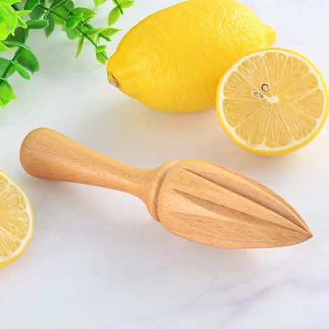 Citrus Juicer - Wooden Reamer - Orange Juice Squeezer 4 Pieces Lemon Juicer Reamer -