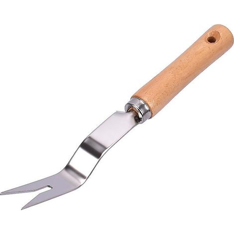 Manual Weeding: Deep V-shaped Weeding Tool For Root Extractor, Bend-proof Stainless Steel, Super Easy Weed Removal And Deeper Digging