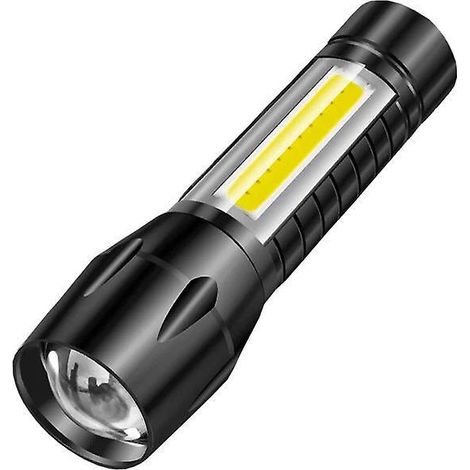 Rechargeable Led Handheld Flashlight Tactical Flashlight With Lamp Mini Portable Flashlights With Zoom, For Outdoor Emergency Camping