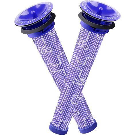 Lot De 2 Préfiltres De Rechange Pour Aspirateur Dyson - Filtre Compatible Avec Les Modèles Dyson V6, V7, V8, Dc59 Et Dc58. Remplace La Pièce Numéro 965661 01.