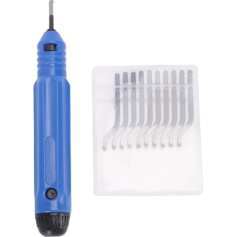 Kit D'Ébavurage Nb1100 : Outil Manuel D'Ébavurage À Tête Rotative À 360° Pour Aluminium Et Cuivre
