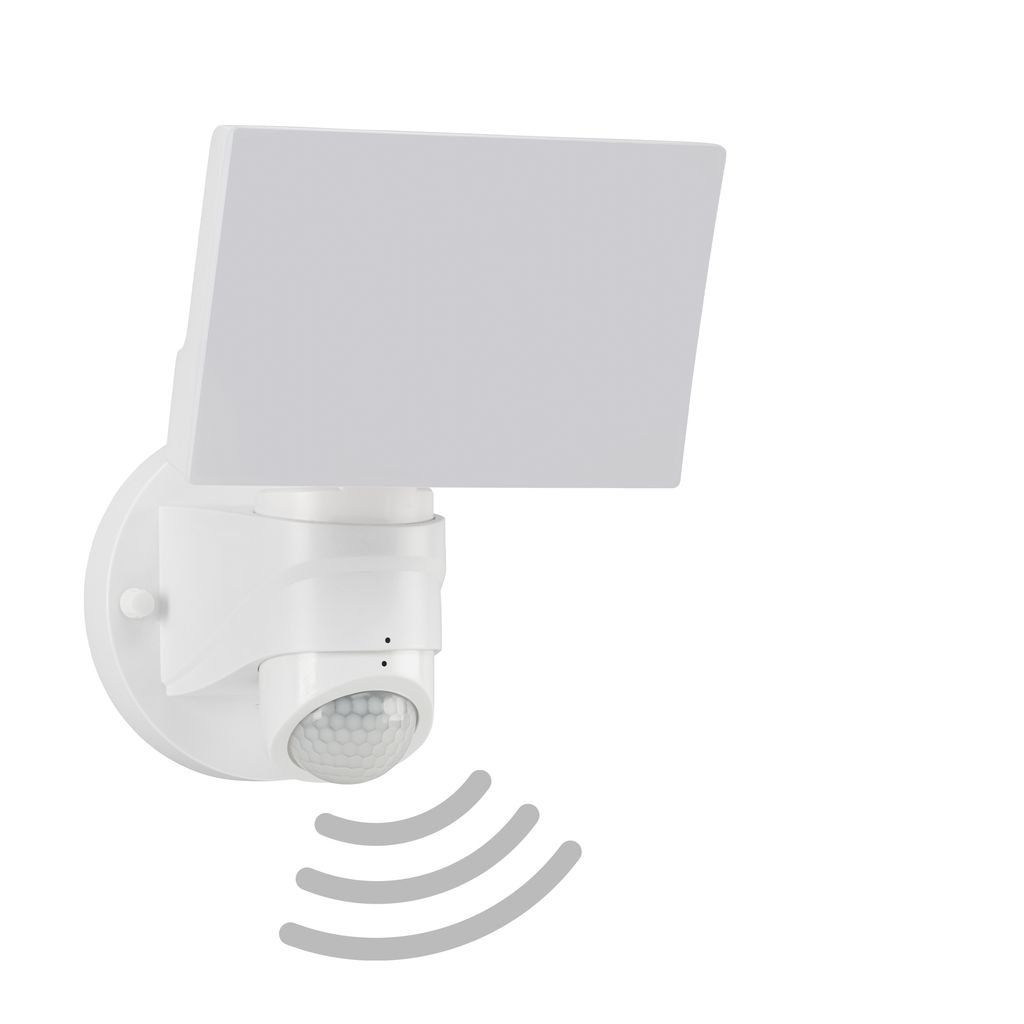 Led Außenleuchte Außenlampe Bewegungsmelder Ip44 16w Weiß Kunststoff Telefunken